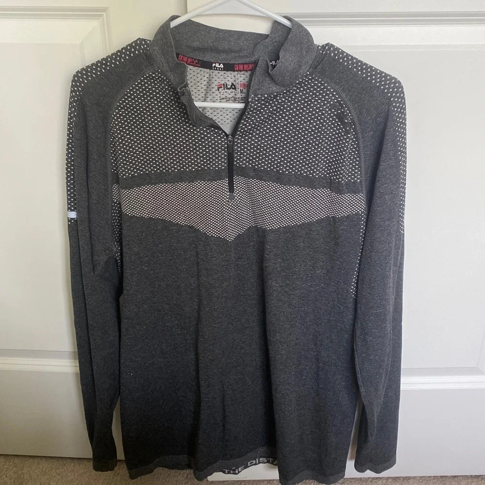 FILA mens 1/4 zip
